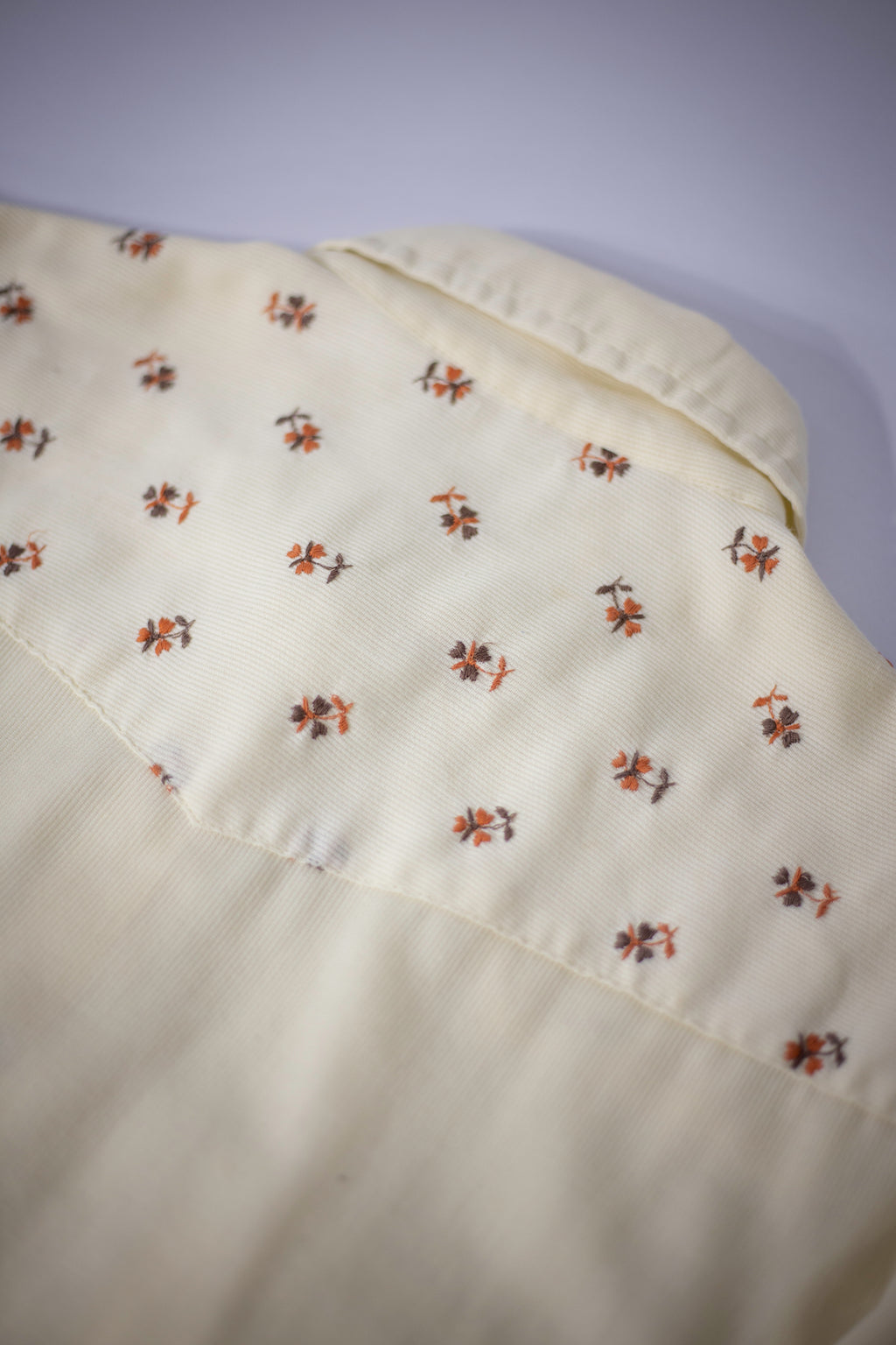 60's/70's Perma Prest Western Embroidered Shirt | Large