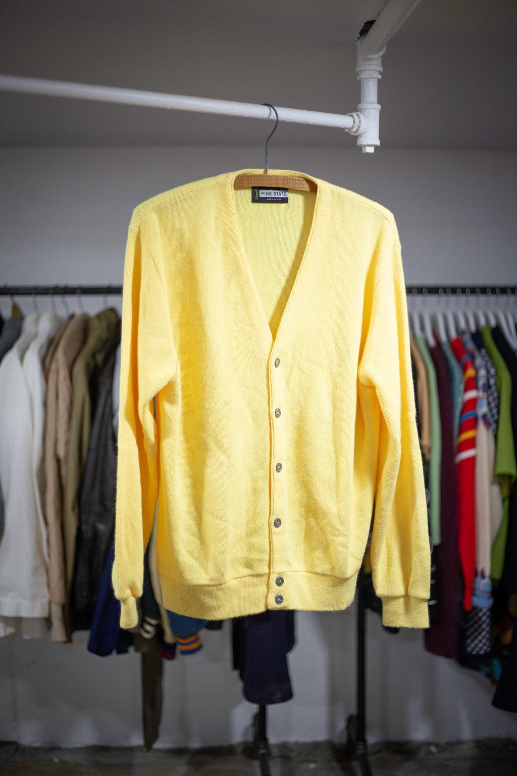 70's/80's Pine State Cardigan | Large