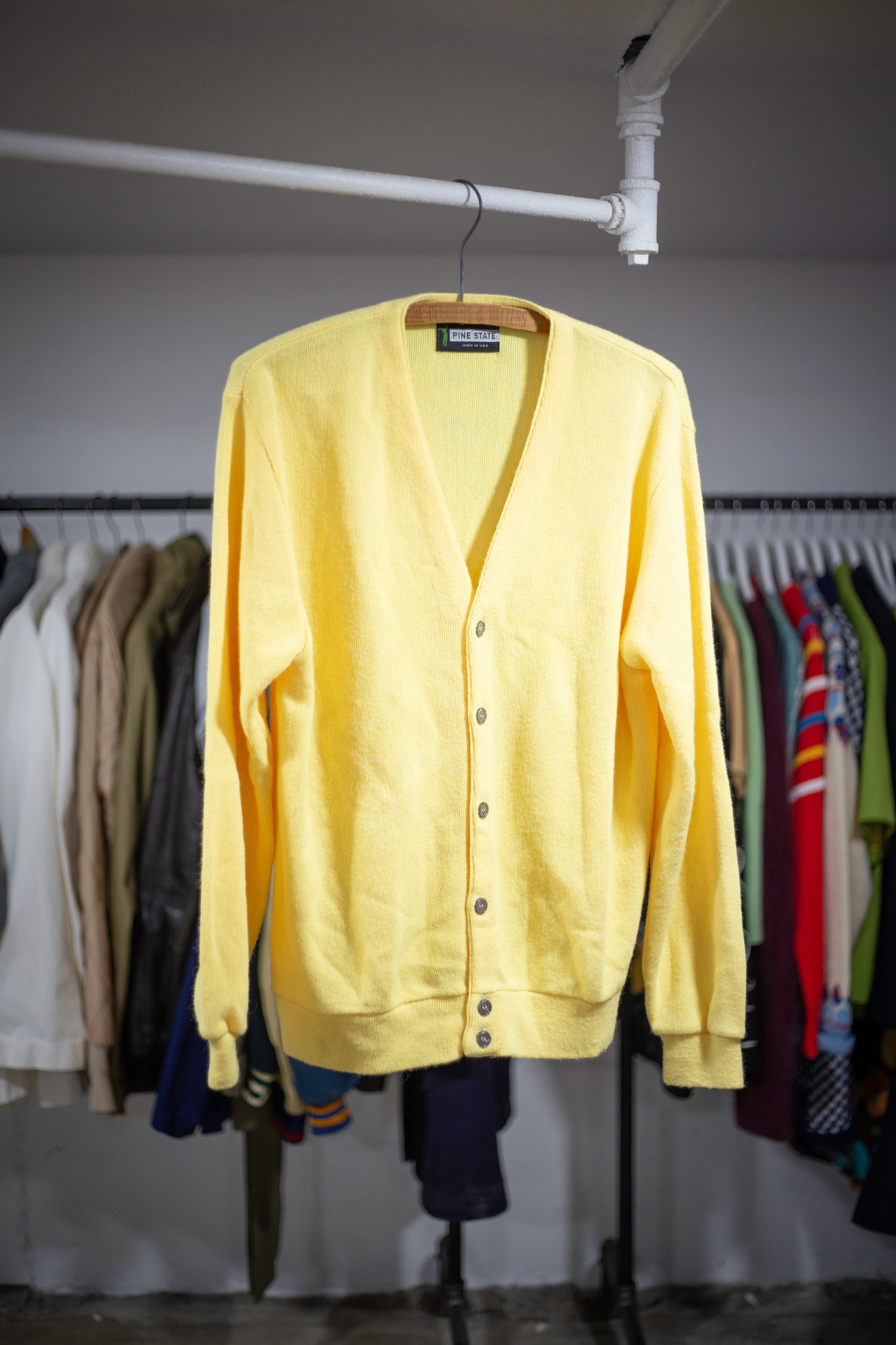 70's/80's Pine State Cardigan | Large