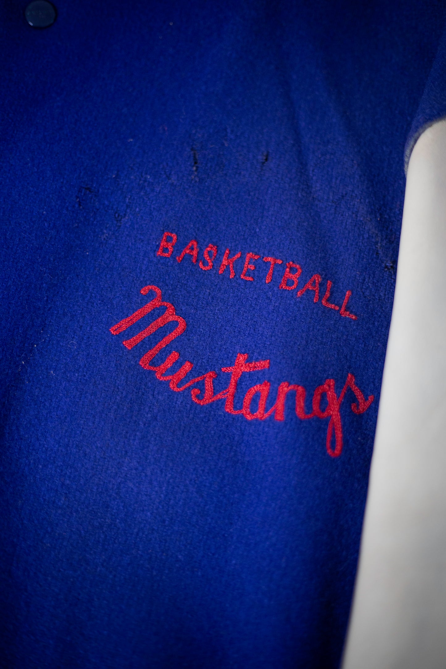 60's Pioneer Mustangs High School Basketball Varsity Jacket | X-Large/XX-Large
