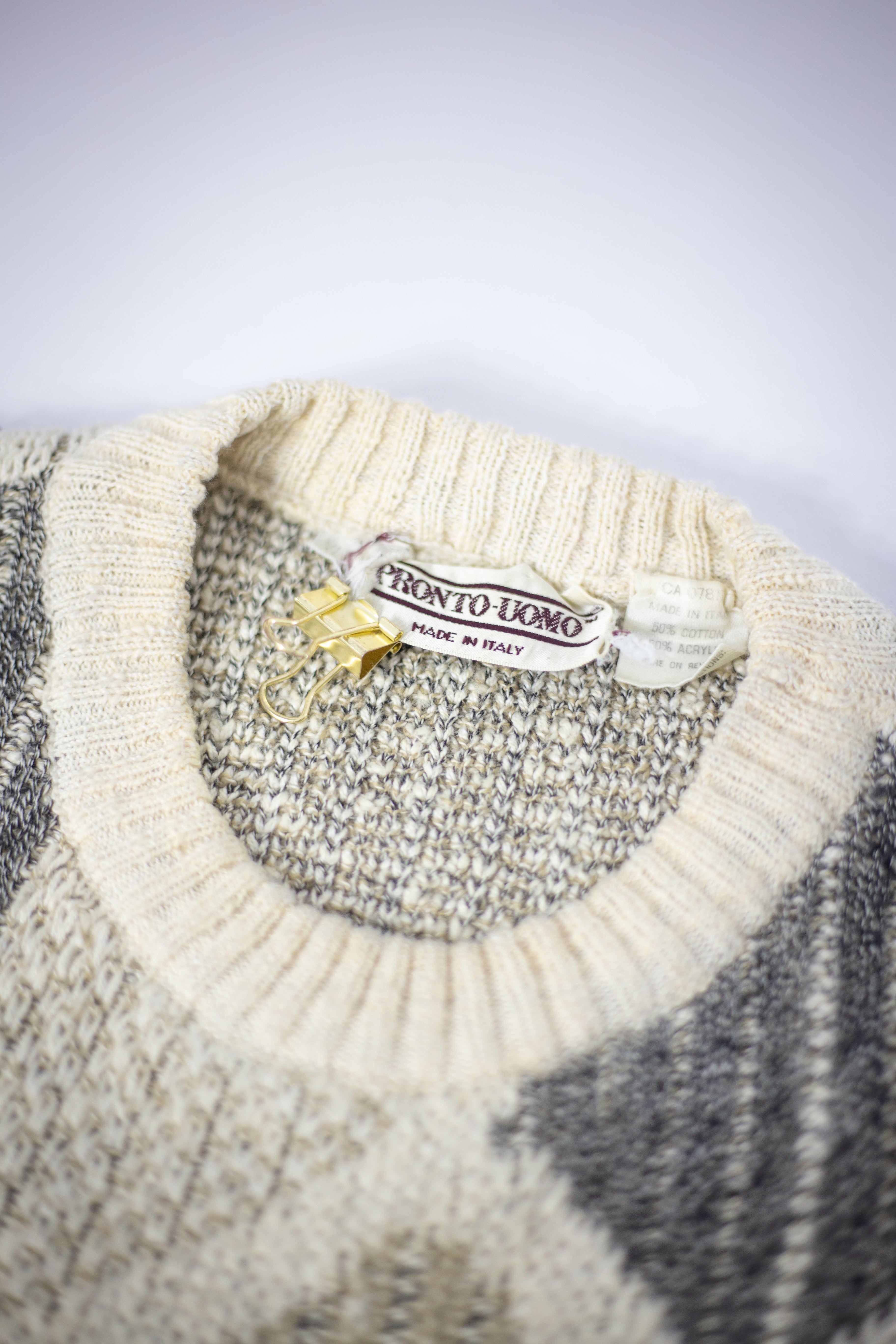 80's Prunto-Uomo Sweater | XX-Large