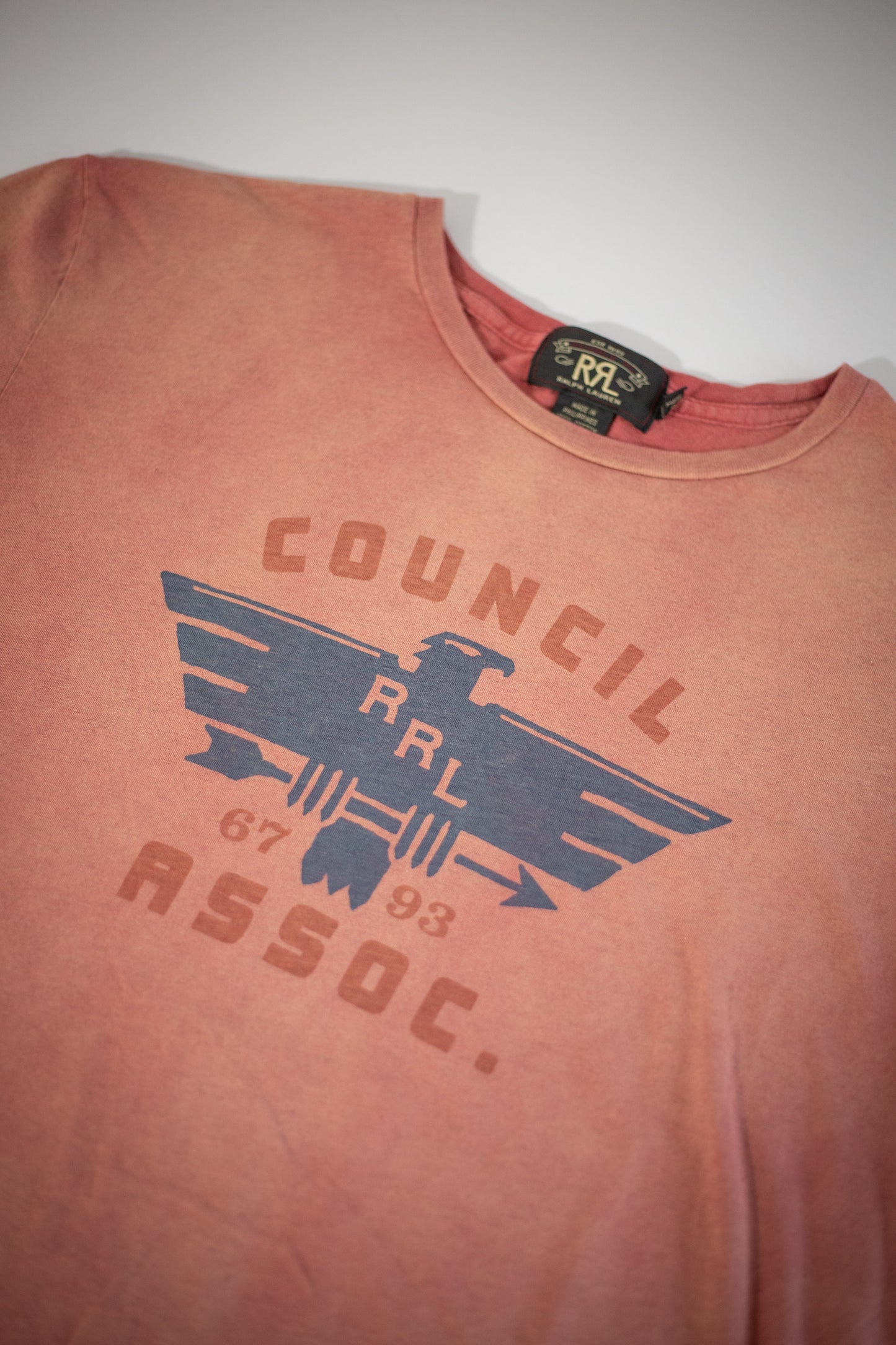 RRL Council Assoc. T-Shirt | Large