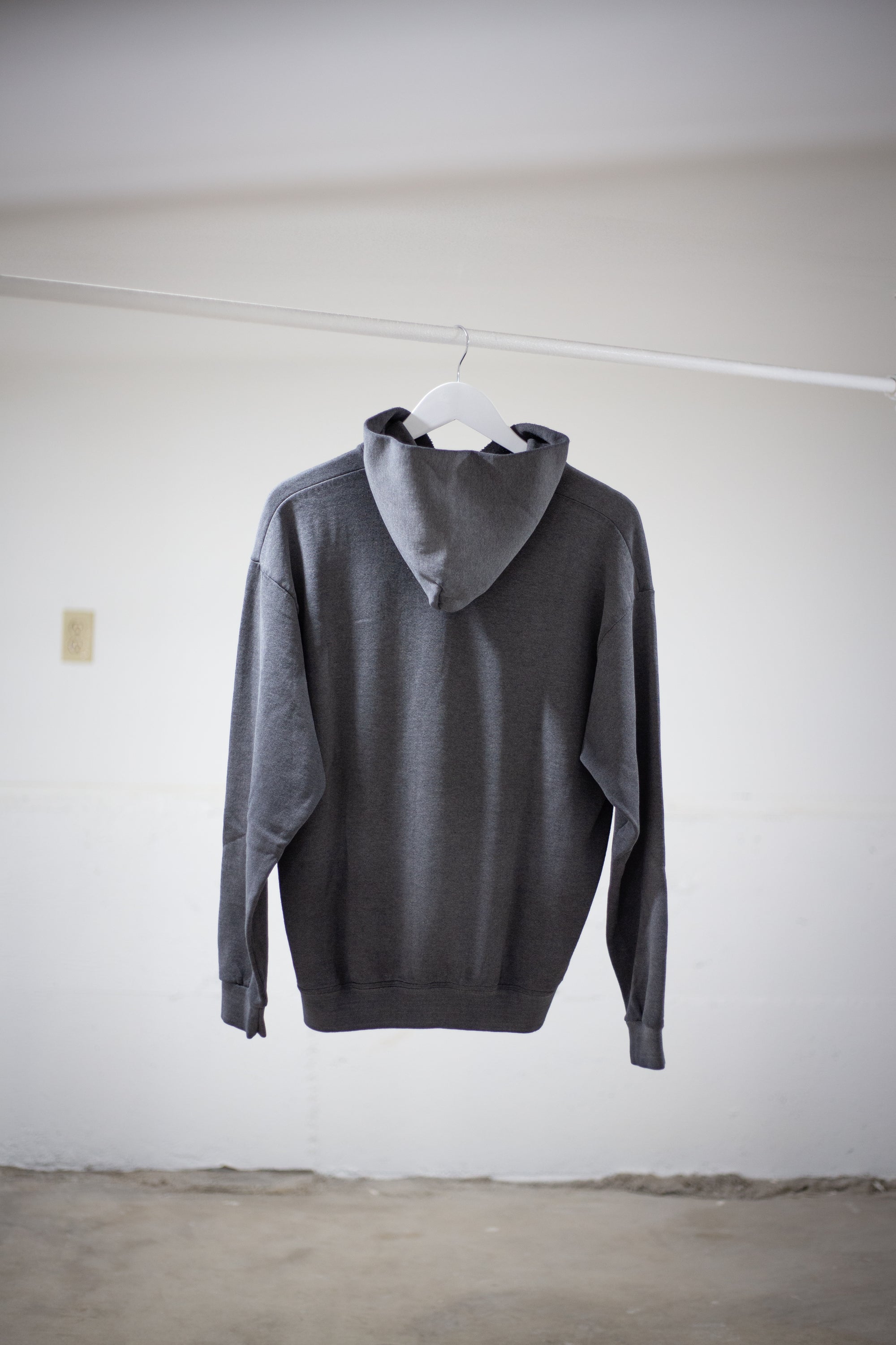 80's Santee Blank Sun Faded Hoodie | Large