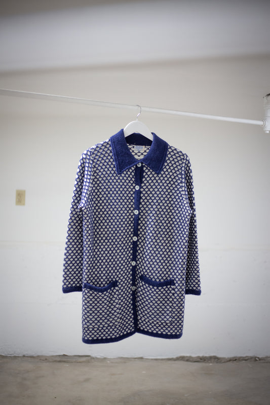 70's Sears Cardigan Coat | Medium