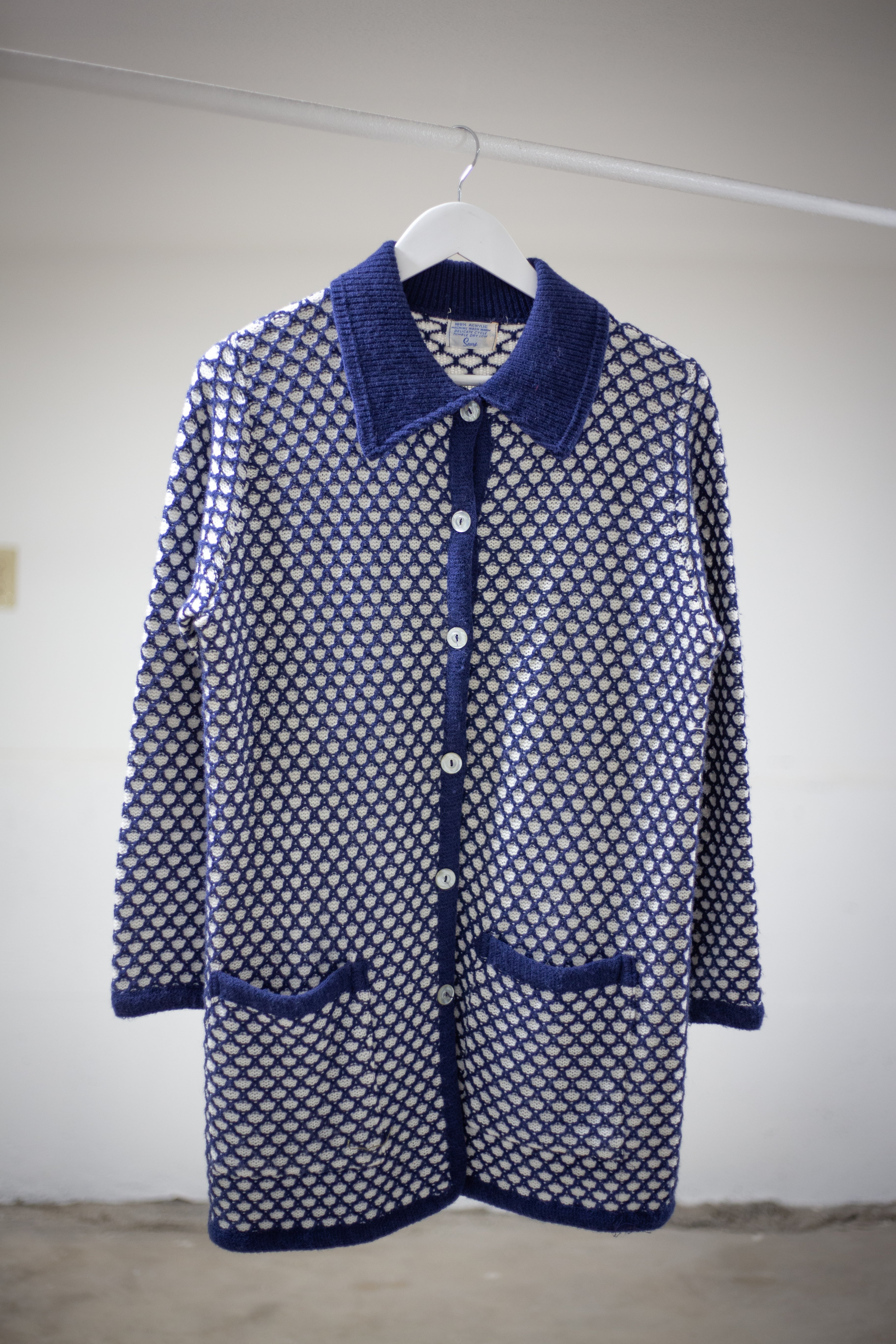 70's Sears Cardigan Coat | Medium