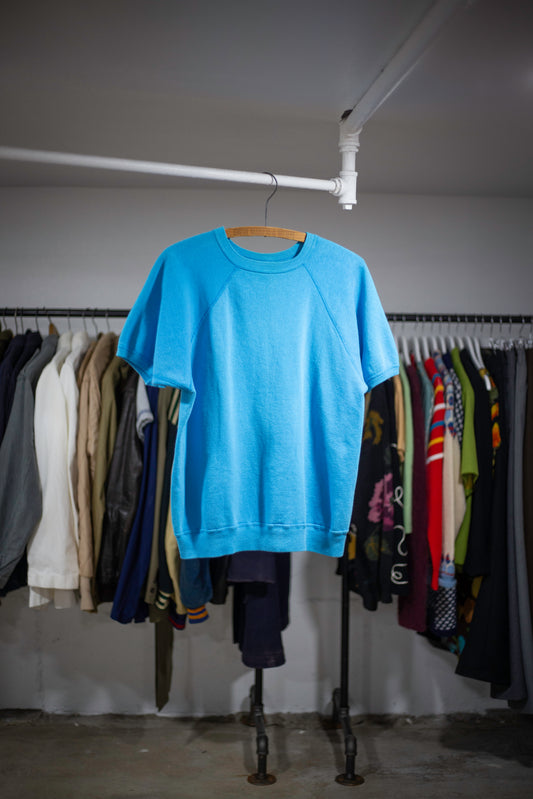 60's/70's Short Sleeve Raglan Sweatshirt | Small/Medium