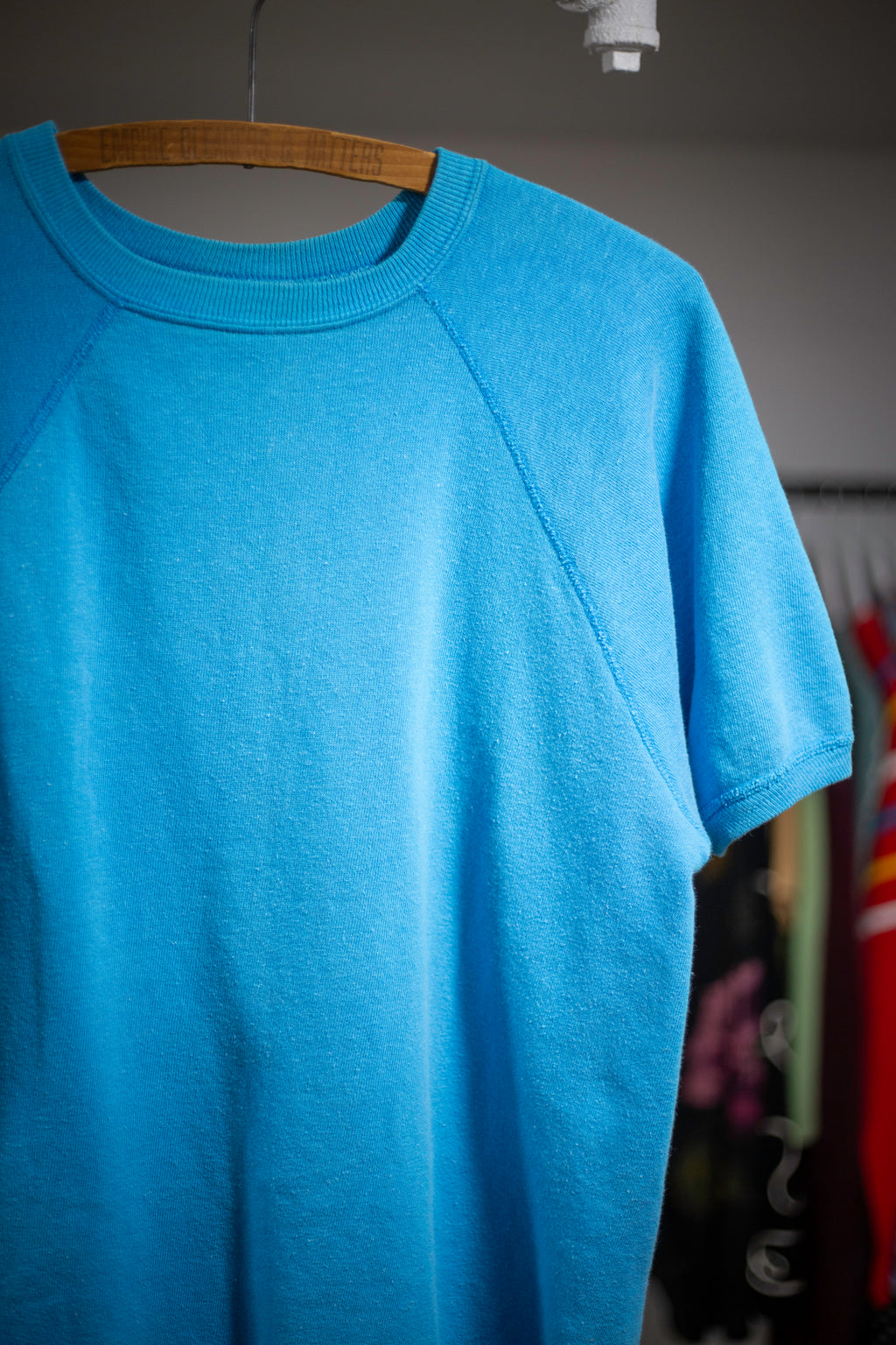 60's/70's Short Sleeve Raglan Sweatshirt | Small/Medium