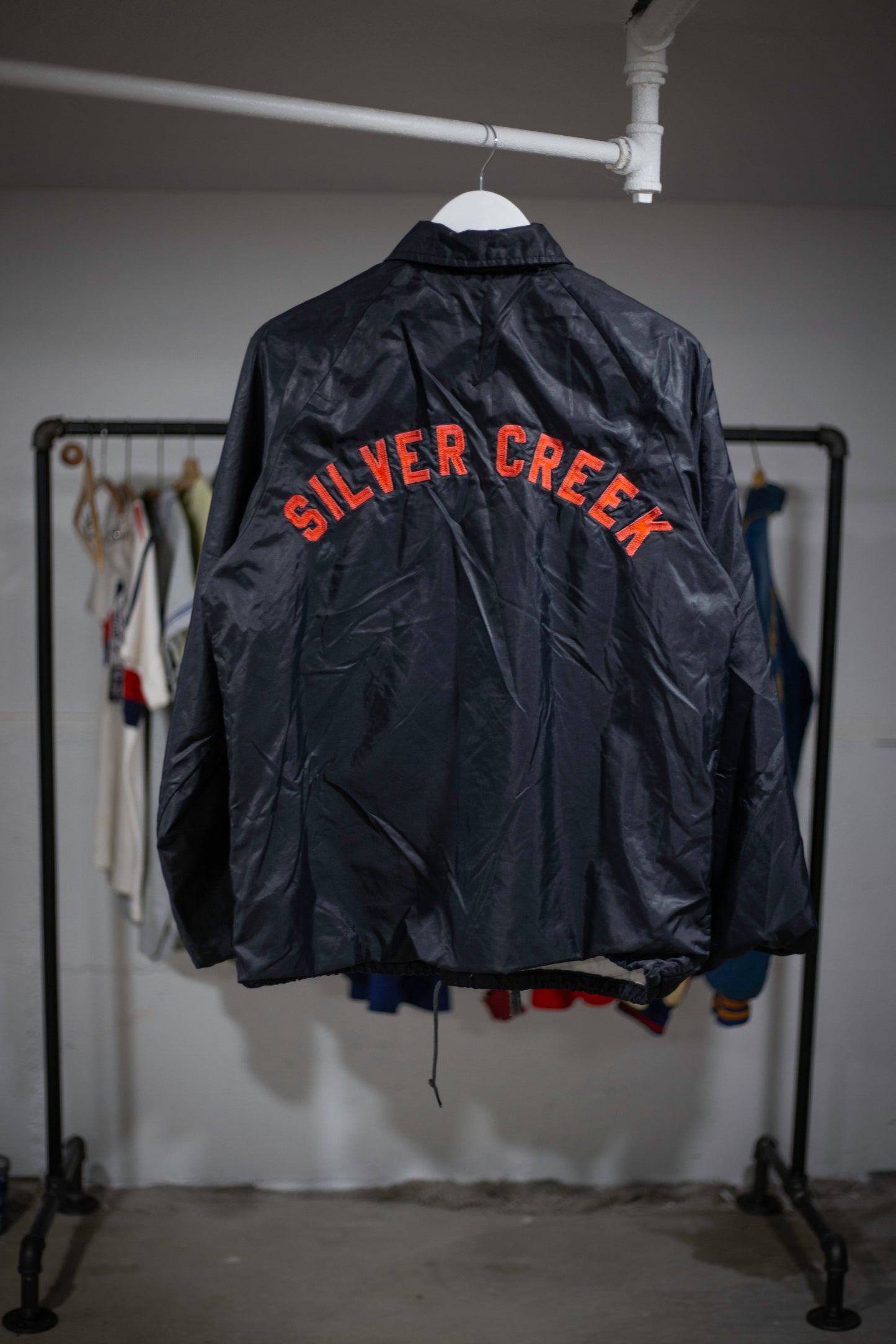 70's IMP Print Sportwear Silver Creek High School Coaches Jacket | Large