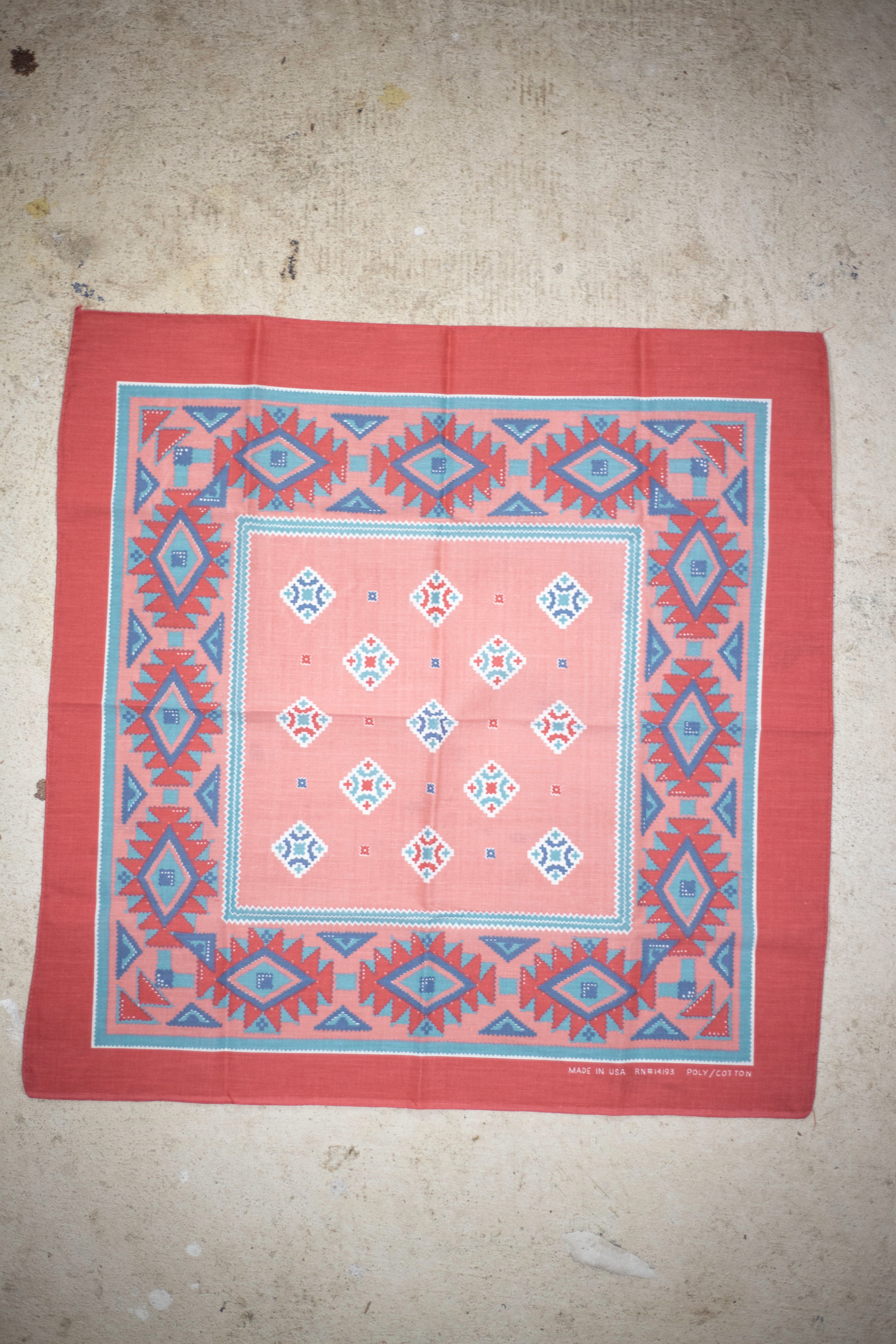 70's/80's Southwestern RN 14193 Bandana