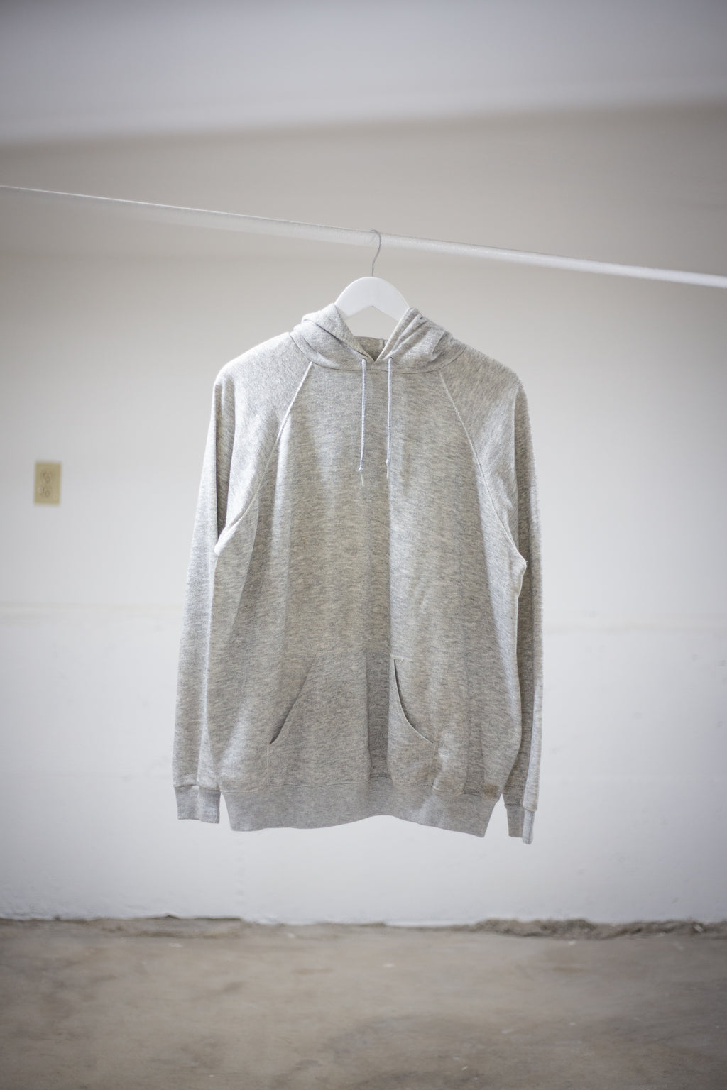 80's Sportswear Raglan Hoodie | Large