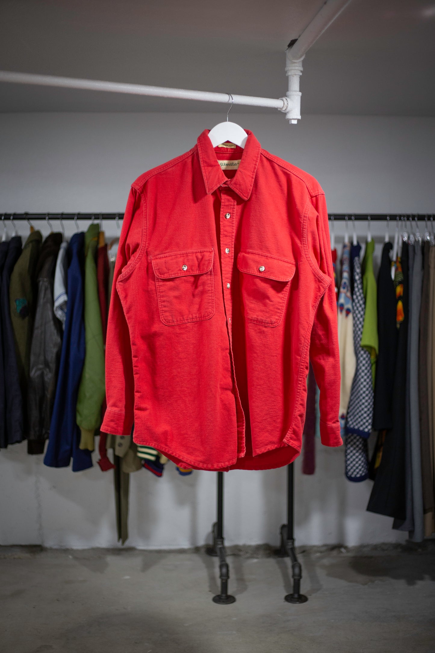 80's/90's St. John's Bay Chamois Shirt | X-Large