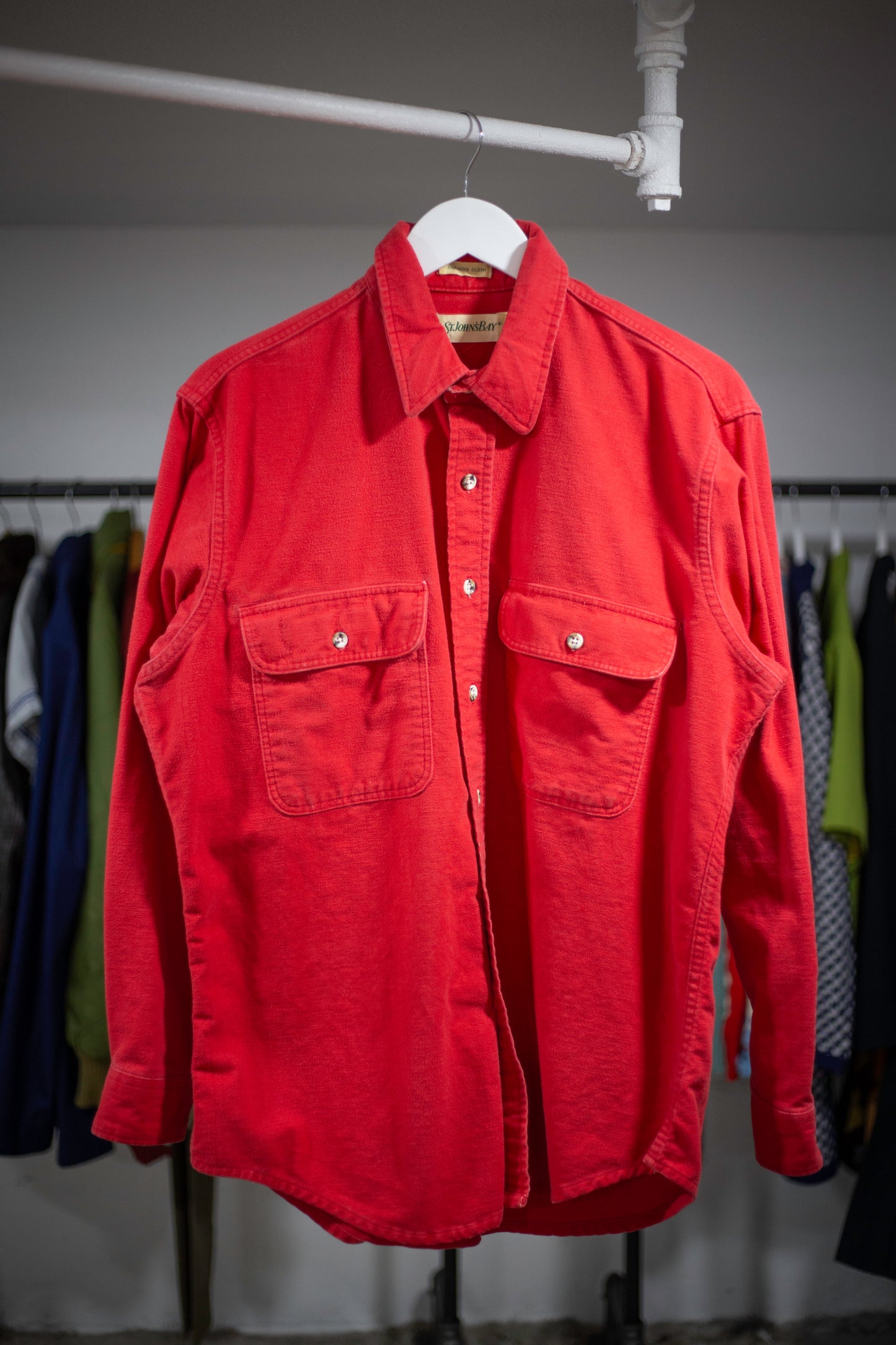 80's/90's St. John's Bay Chamois Shirt | X-Large
