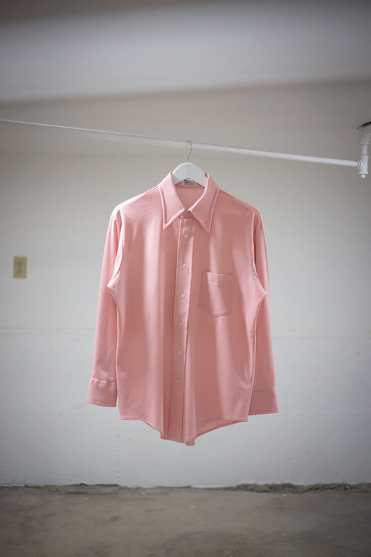 70's Van Huesen Vanknit Splendor Button-Up Shirt | Large