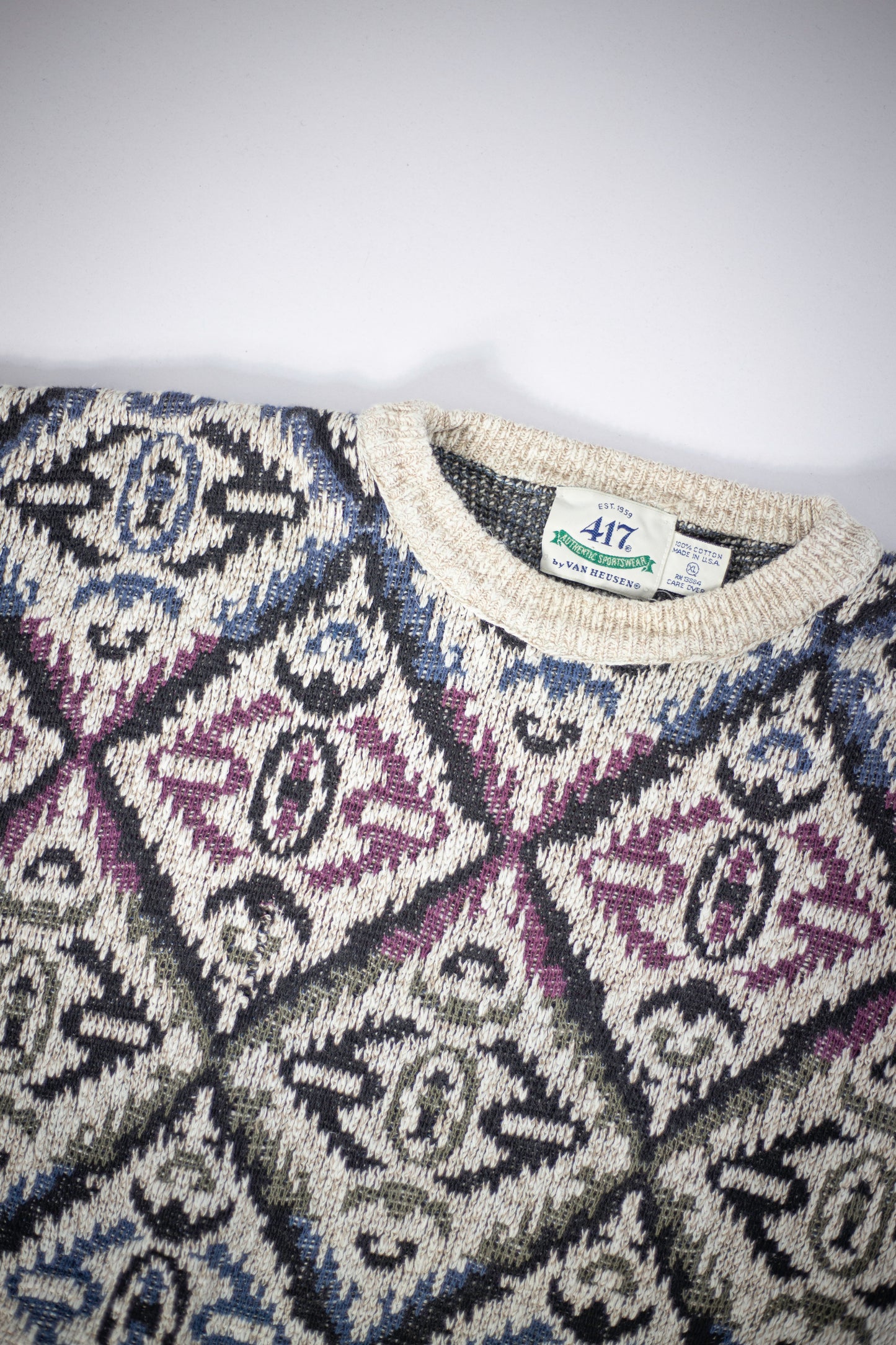 90's Van Huesen Sportswear Sweater | X-Large