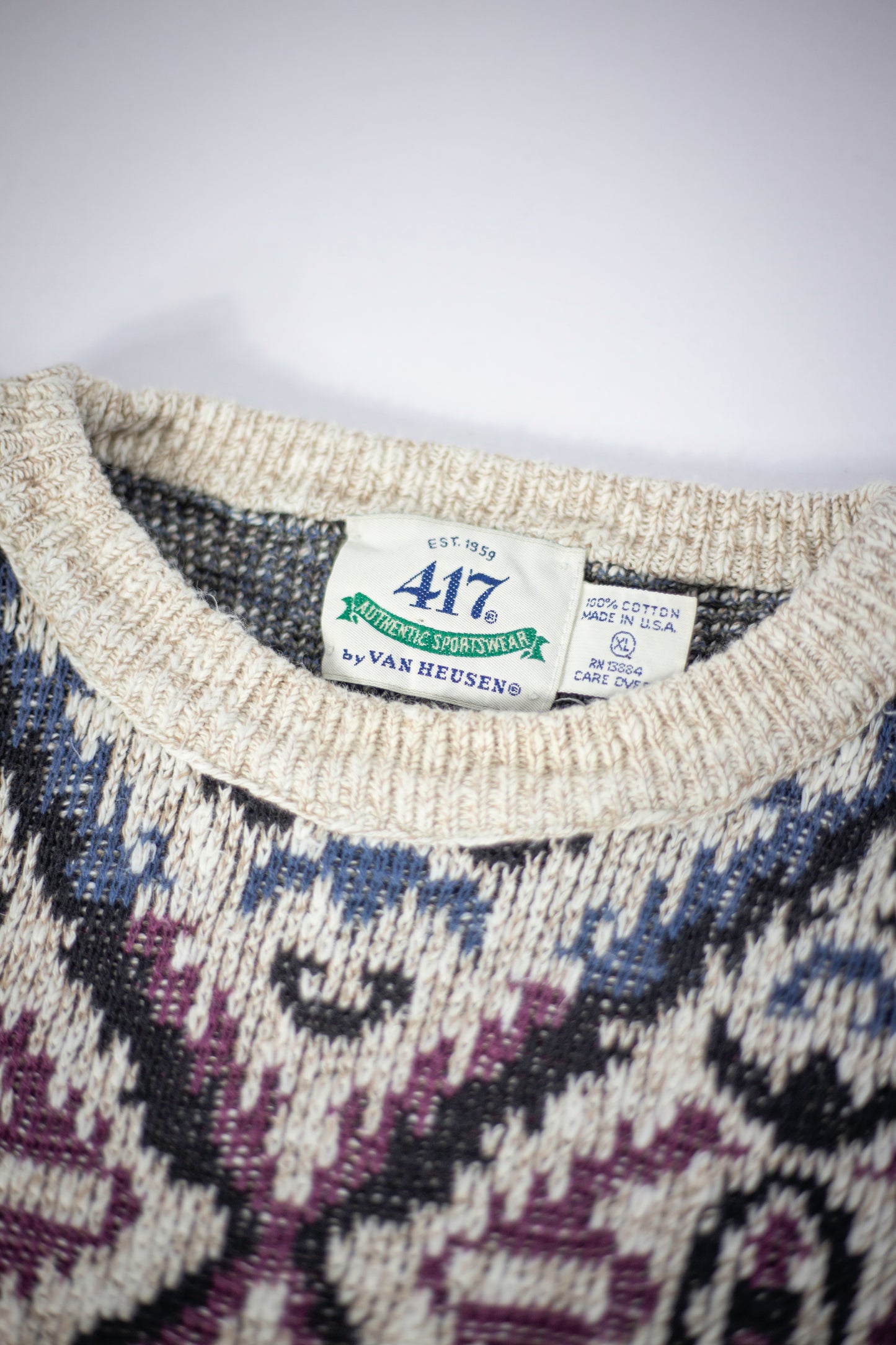 90's Van Huesen Sportswear Sweater | X-Large