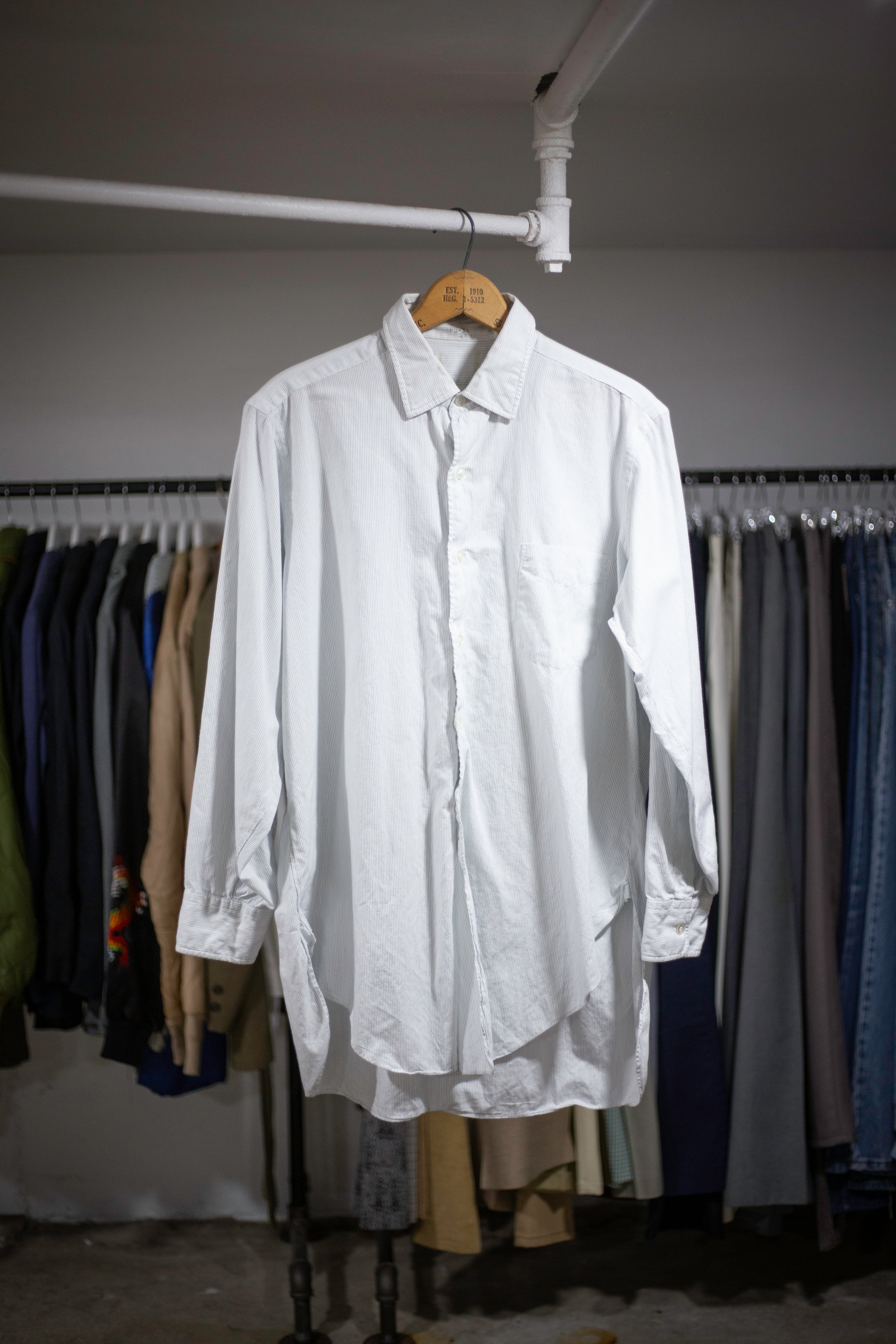 60's Unbranded Striped Shirt | Large/X-Large