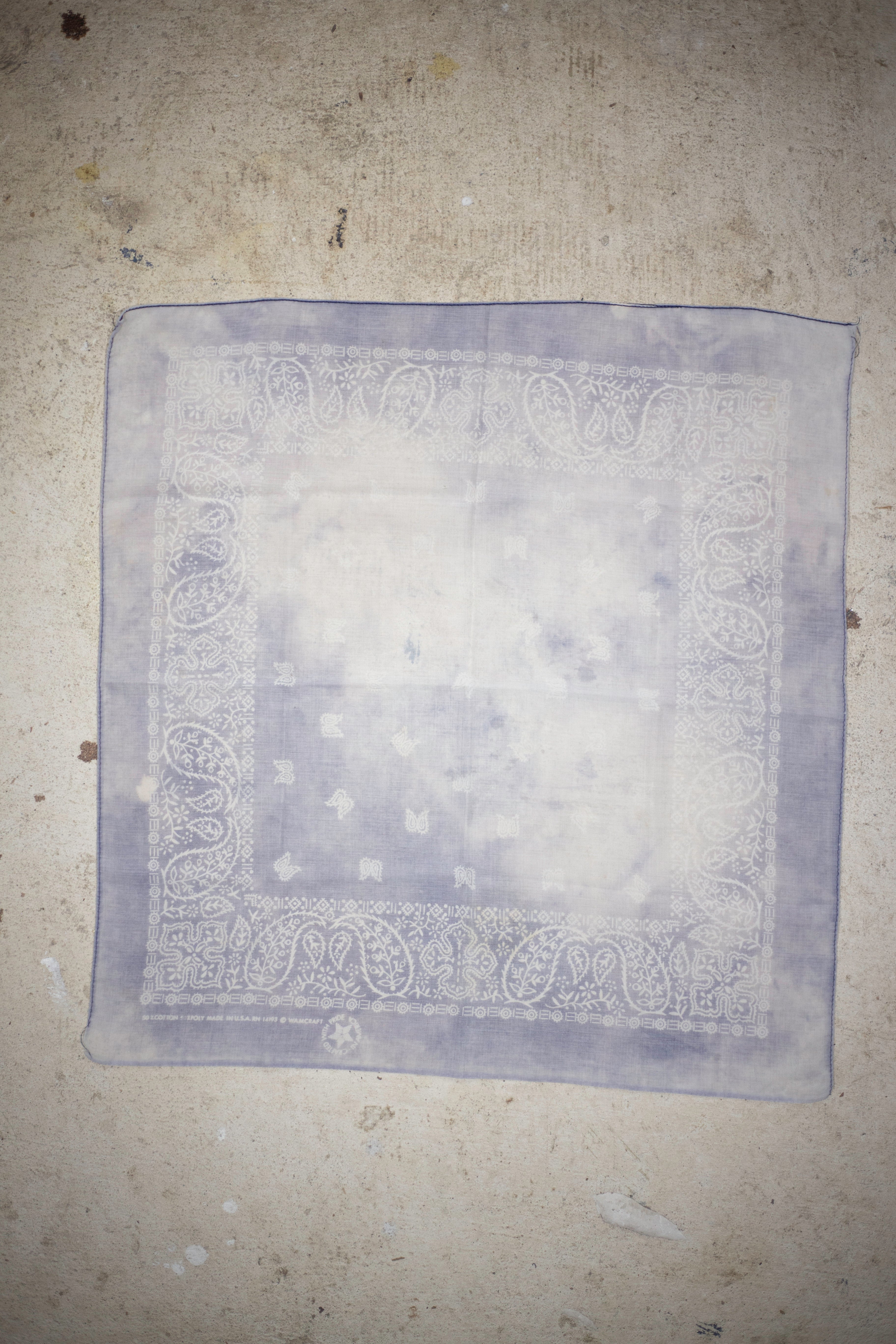 80's Wamcraft Deep Fade RN 14193 Bandana