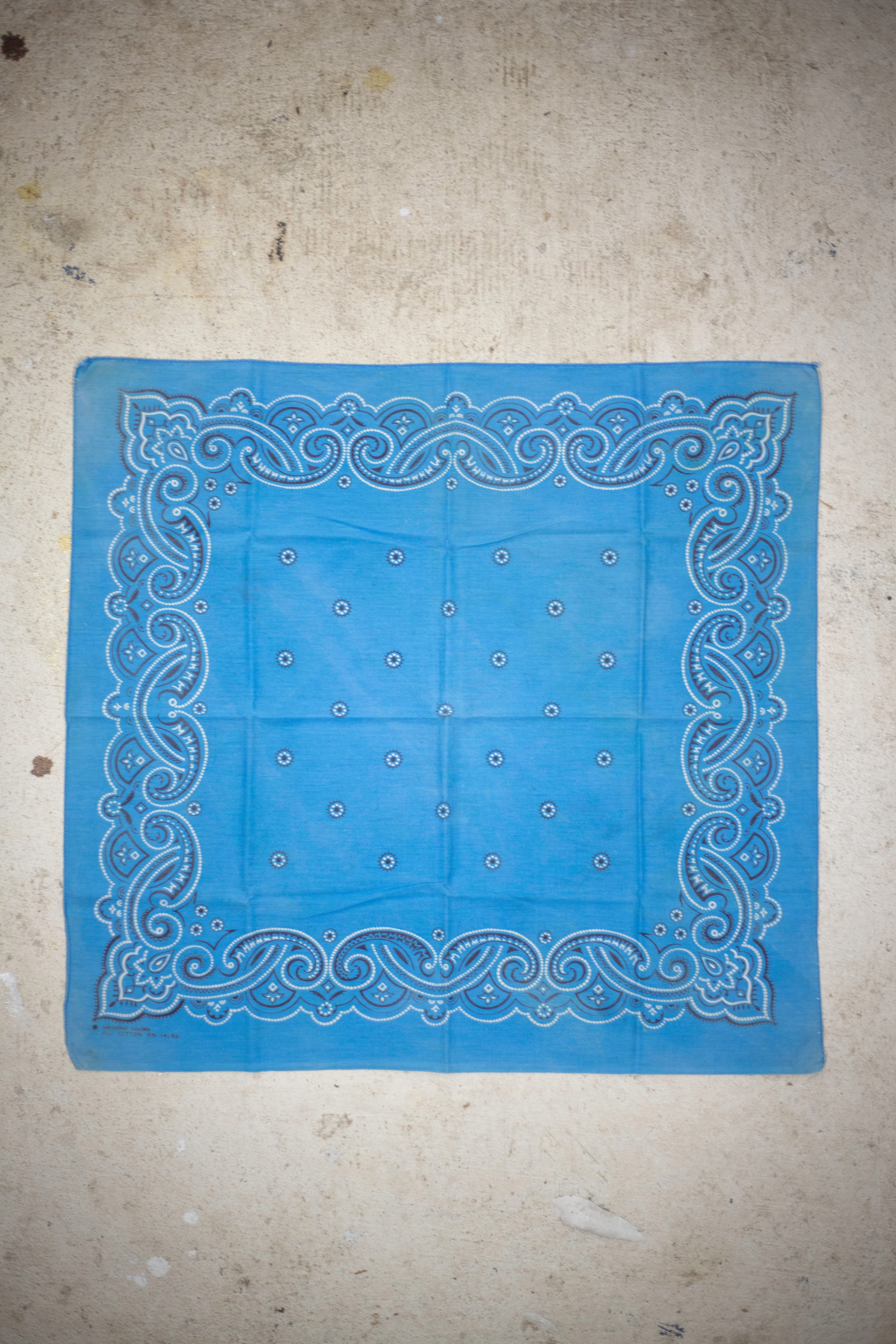 60's/70's Washfast Colors RN 14193 Bandana