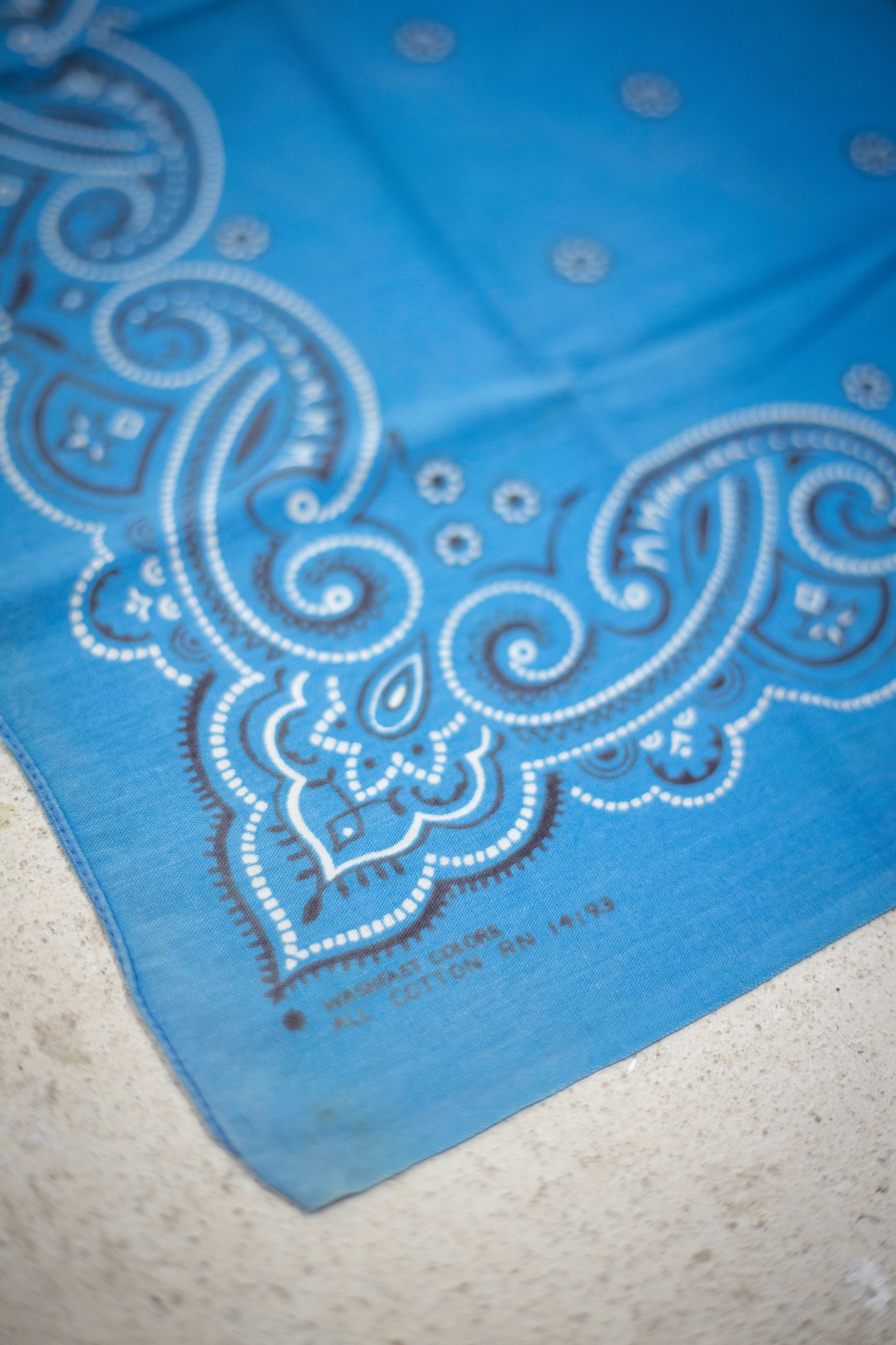 60's/70's Washfast Colors RN 14193 Bandana