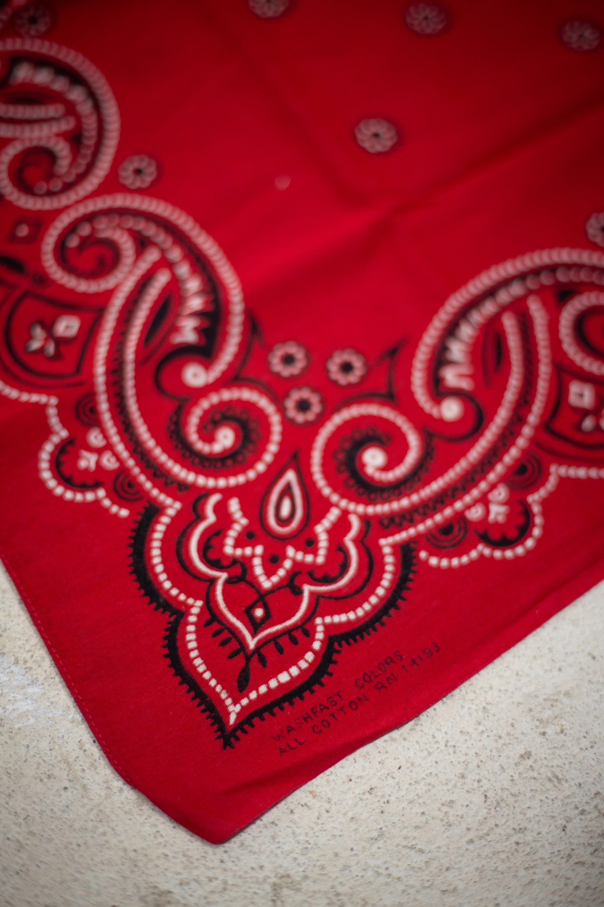 60's Washfast Colors RN 14193 Bandana