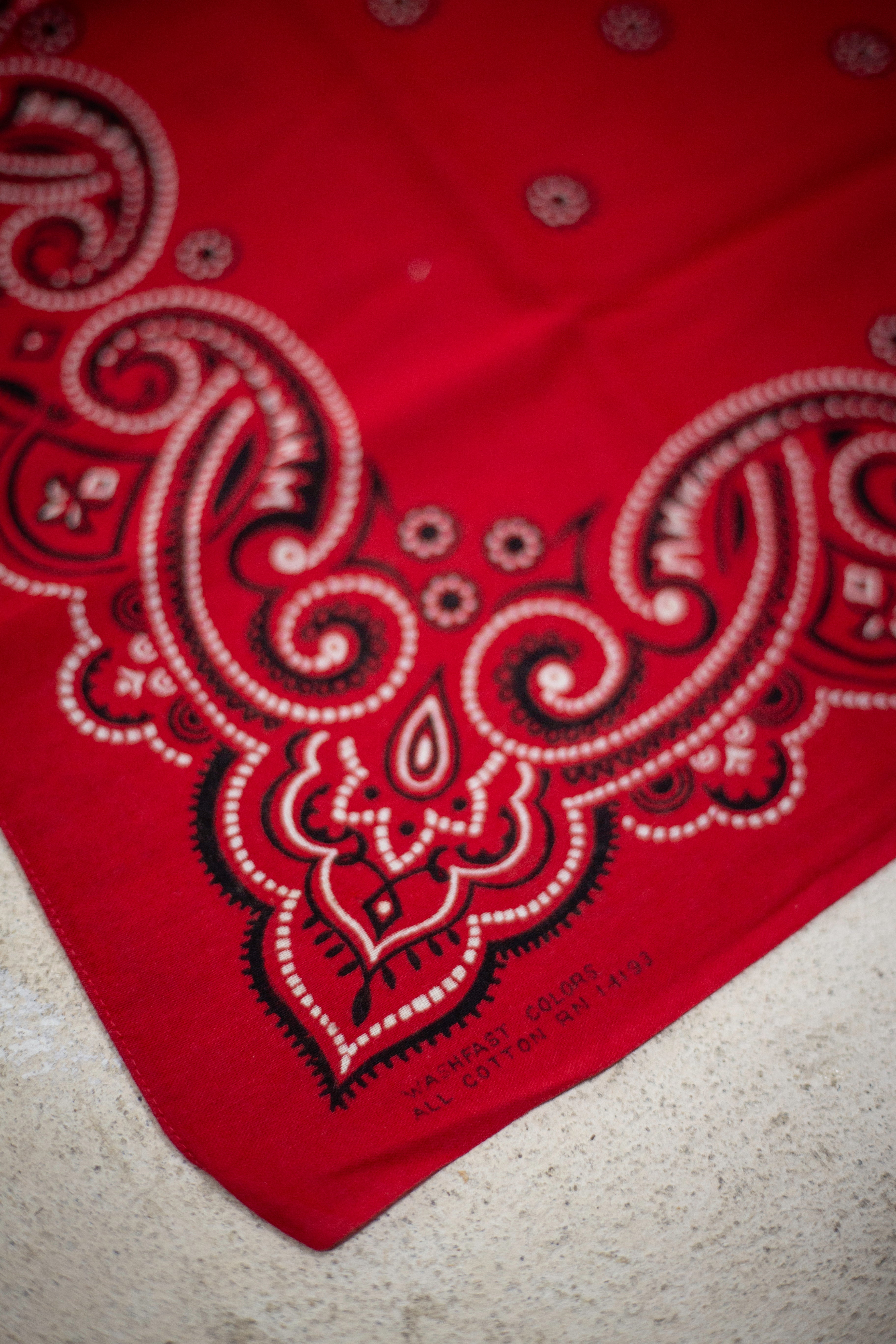 60's Washfast Colors RN 14193 Bandana