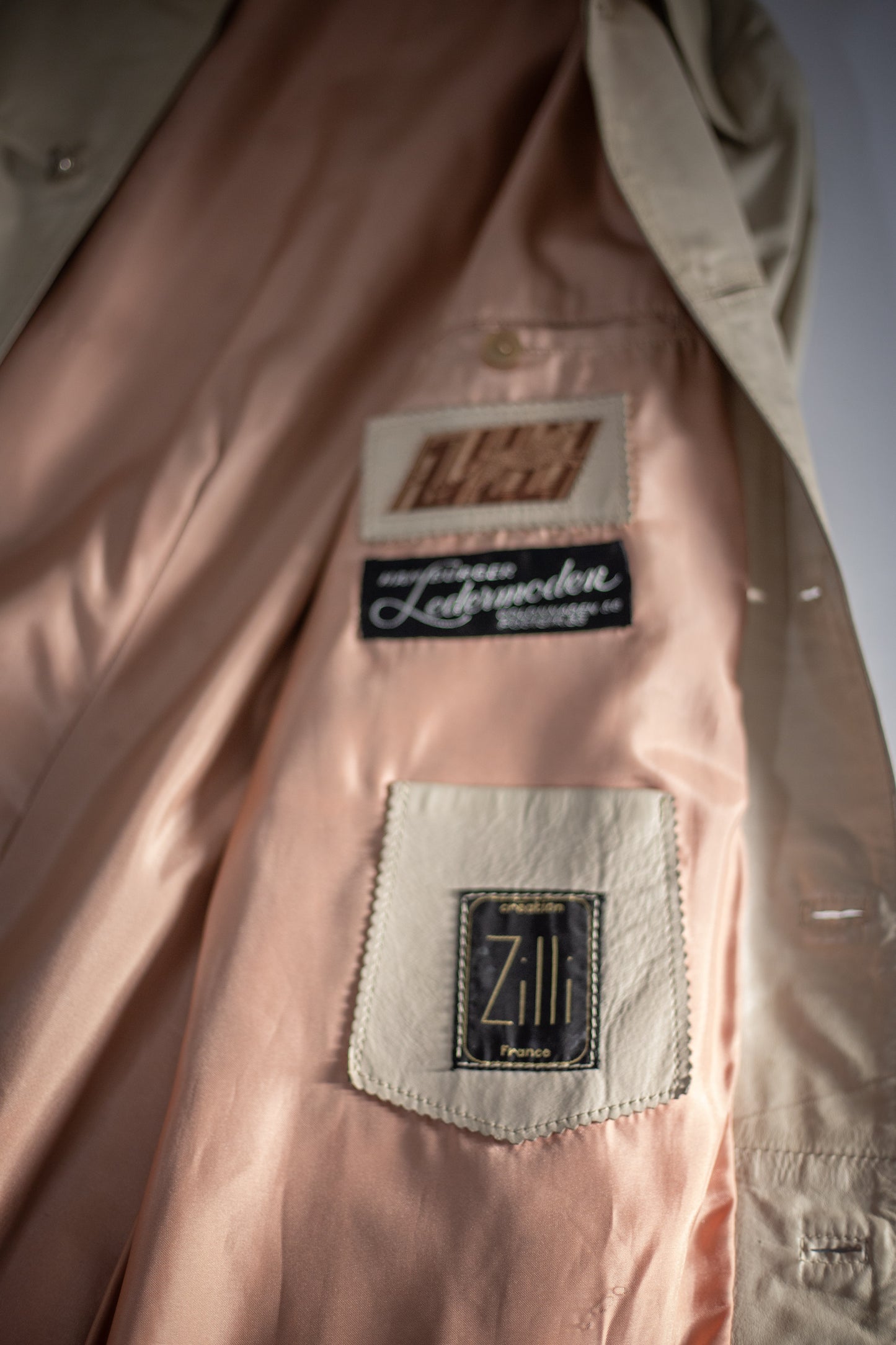 Vintage Zilli Leather Jacket | Large
